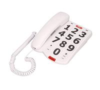Bewinner Big Button Phone for Seniors, Adjustable Lound Volume Corded Phone for Hearing and Visually Impaired Seniors, Landline Telephone with Speaker, Memory, Quick Redialing
