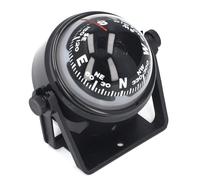 Bewinner Black Electronic Ball Compass with Night for Boat Vehicle