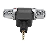 Bewinner Black Mini Stereo Microphone, 3.5MM Jack Lightweight Wireless Microphone, for Tablet Mobile Phone (3 poles)