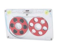 Bewinner Blank Audio Cassette Tape, 46 Minute Recording Tape, Clear Coloured Cassettes for Music Recording