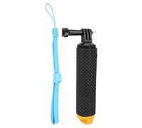 Bewinner Blue Floating Hand Grip Diving Selfie Stick Monopod for OSMO Action 9, Portable ABS Anti-Slip Handle with Adjustable Hand Strap, Lightweight Underwater (Yellow)