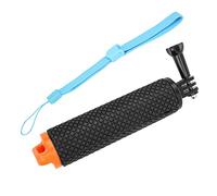 Bewinner Blue Floating Hand Grip Diving Selfie Stick Monopod for OSMO Action 9, Portable ABS Anti-Slip Handle with Adjustable Hand Strap, Lightweight Underwater (Orange)