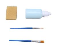 Bewinner Blue Masking Fluid 30ml with Brush & Eraser - Quick Drying Watercolor Protective Liquid for Art Painting, Gouache, Calligraphy & Mixed Media