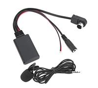 Bewinner Bluetooth 5.0 AUX Cable Adapter with Microphone for Car Stereo, Hands-Free Calling, Plug & Play, Compatible with Alpine CDA-9857 CDA-9886-117 UniLink