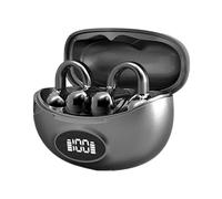 Bewinner Bluetooth 5.4 Translation Earbuds with LED Display, Real Time 133 Language Translator, Noise Cancelling Wireless Headphones for Travel, Business, Multilingual Communication (Black Gray)