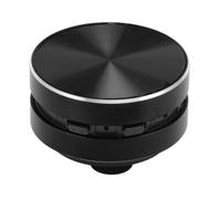 Bewinner Bluetooth Bone Conduction Speaker with Suction Cup, Wireless Portable Bathroom Speaker, Stereo Pairing, FM Radio, Built In Mic for Outdoor Car Shower (Black)