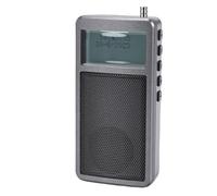 Bewinner Bluetooth FM Radio Battery Powered with Telescopic Antenna, 30 Presets, 3.5mm Headphone Jack, Portable AM FM Receiver with Alarm Clock and Backlight Display