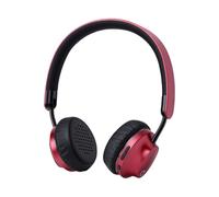Bewinner Bluetooth Headphones Over Ear, Wireless Noise Cancelling Headset with Breathing Light, Adjustable Metal Headbeam, Foldable Design, 16H Battery Life for Music Gym Travel, Black (Red)