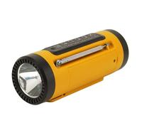 Bewinner Bluetooth Music Flashlight, Wireless Portable Speaker with IPX5Waterproof and Shockproof Design, for Outdoor Cycling and Safety Reminder (Orange)