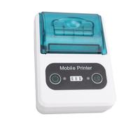 Bewinner Bluetooth Thermal Receipt Printer, 58mm Thermal Shipping Label Printer, Portable Wireless Label Maker Machine for Office Retail Store Restaurant (Green White)