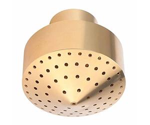 Bewinner Brass Fountain Nozzle Spray Head G1/2 Inch Female Thread Firework Water Sprinkler for Garden Pond Landscape Architecture Decor, Submersible Pump Compatible (1 inch 32mm Internal Teeth)