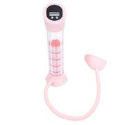 Bewinner Breathing Dumbbell Trainer, Deep Breathing Exercise Device for Lungs, Adjustable Respiratory Muscle Strength Builder with Counting Display, Load Bearing Abdominal Training Tool (Pink)