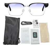 Bewinner BT Calling Smart Glasses AI Real-Time Translation Video Recording for International Travel Business Meetings (Anti-Blue Light)