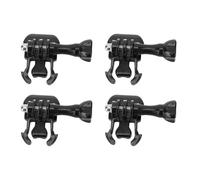 Bewinner Camera Buckle Mount Kit Securely Clips for Surfing, Adjustable Base for Action Cameras, Quick Installation And Removal for Outdoor Sports Enthusiasts Plastic