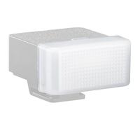 Bewinner Camera Flash White Diffuser, Plug and Play, White Diffuser Softens Harsh Shadows, Bring a Softer Effect for Wedding Portrait Studio Indoor Outdoor Photography