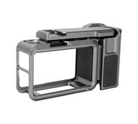 Bewinner Camera Grip Holder with Seesaw Shutter for Action Cams | Aluminum Alloy Cage, Arrow Storage Case System, Cold Shoe Mount, 1/4 Inch Tripod Thread, Ergonomic Handle