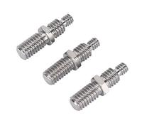 Bewinner Camera Tripod Screw Adapter Easy To Assemble for Tripod Accessories 3Pcs 3/8 To 1/4 Conversion Screw Iron Material