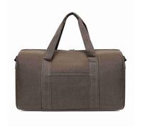 Bewinner Canvas Travel Duffel Bag Large Capacity Lightweight Water-Resistant Gym Bag for Men and Women, Black/Khaki/Green, 13x24.8x11.4in, for Traveling Camping Swimming Gym (#6)