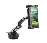 Bewinner Car Phone Holder, 5.9 Inch Long Arm 360° Rotation Smartphone Car Mount, Dashboard Windshield Phone Holder or Truck SUV Bus All Smartphones Tablets