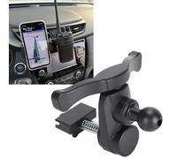 Bewinner Car Vent Radio Mount, Two in One Vent Mount Bracket with Adjustable 55 to 85mm Phone Holder Quick Release for Drivers SUVs Trucks Taxis