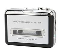 Bewinner Cassette Player Portable, USB Tape Player for PC Laptop, MP3 CD Converter Auto Reverse Music, Convert Cassettes to Digital Form, Hi-Fi Lossless Sound, 3.5mm Headphone Jack