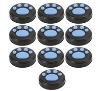 Bewinner Cat Thumb Grips Cover Joystick Rocker Silicone Cap Universal for/Lite, White on Black - Soft Silicone Thumb Grip Covers with Friction Control, (Blue claws on black)