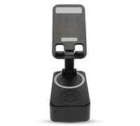 Bewinner Cell Phone Stand with Wireless Bluetooth Speaker,360 Degree Rotatable Anti Slip Base HD Surround Sound,Mobile Phone Stand for Home and Outdoors