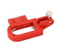 Bewinner Circuit Breaker Lockout Device Screw Fastening Electrical Air Switch Lock for Molded Case Breakers with Long Stroke, Nylon Padlock Lockout Safety Tagout for Large Breakers