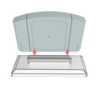 Bewinner Clear Acrylic Game Cartridge Display Stand,90° Vertical Holder for Desk, Storage Rack for Console Cartridges, Minimalist Display Base for Gaming Collection