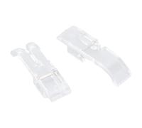 Bewinner Clear Sewing Machine Presser Foot 2 Pack for | Transparent Presser Feet, with Snap On Low Shank Fit, for Quilting See Through Stitch Visibility