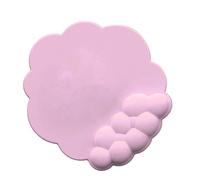 Bewinner Cloud Mouse Pad Wrist Support, Ergonomic Gaming Mouse Pad Pain Relief, Portable Comfortable Mousepad with Non Slip Base for Easy Typing Pain Relief (Pink)
