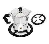 Bewinner Coffee Maker Tray Round Pan Holder Stainless Steel Black Mocha Coffee Iron Round Pan Holder