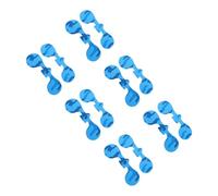 Bewinner Cold Weather Face Stickers Covers 12pcs Pre Cut Thermal Face Patches for Men Women Skiing Winter Sports Blue 20x6.7cm