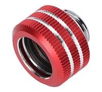 Bewinner Compression Fittings, 5 Colors Available Hard Tube Fittings for Computer Water Cool System (Red)