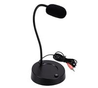 Bewinner Computer Desktop Microphone with 3.5mm Jack, 360 Degree Omnidirectional Pickup, Noise Reducing Condenser Mic with LED Mute Control for Gaming Streaming Chat