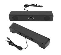 Bewinner Computer Speakers for Desktop, Bluetooth Soundbar with HiFi Stereo Sound, USB Powered Mini Bar Speaker, Volume Adjustable External Speaker for PC Laptop Projector