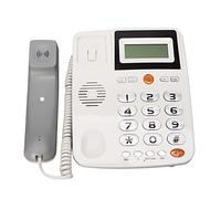 Bewinner Corded Landline Telephone with Caller ID for Seniors, Amplified Big Button Phone with HD Speakerphone, Adjustable Ringer & Brightness, 10 Speed Dial