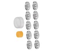 Bewinner Cover Buttons Kit for DIY Crafts - 40mm, 30mm, 25mm, 20mm Round Button Bases with Assembly Tool for Fabric, Jewelry, Gifts, Accessories Making (20MM)