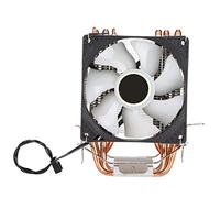 Bewinner CPU Cooler with Direct Contact Technology, Six Tubes, RGB 3pin CPU Fan, 90mm Low Noise 20dB, 38 CFM Precise Airflow, Excellent Heat Dissipation for / (single fan)