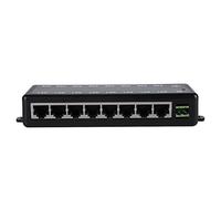 Bewinner DC12V-48V Passive PoE Adapter, 8 Interfaces Power Over Ethernet Injector for IP Cameras, IEEE802.3af/at Compatible, 15A Power Supply Module