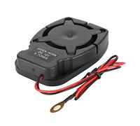 Bewinner DC12V Car Alarm Speaker 110dB 6 Sound Anti Theft Horn, Vehicle Security System Siren with High Temperature Resistant ABS, for Cars Trucks
