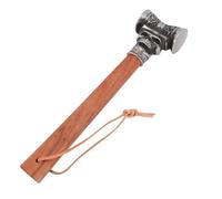 Bewinner Decorative Solid Metal Hammer Sturdy Construction Self Guard Tool for Hobbyists Alloy Steel Pirate Hammer