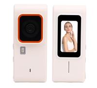 Bewinner Digital Camera Point and Shoot Vintage CCD, FHD 1080P 12MP Auto Focus Compact Camera with Fill Light, 64GB Memory Card 8 Filters for Teens Beginners, Travel Vlogging (White)