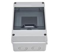 Bewinner Distribution Box 5 Way IP65 Outdoor Junction Box with Transparent Cover ABS+PC 160x120x90mm for Electrical Protection