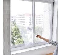 Bewinner DIY Self Adhesive Window Screen Mesh, Nylon Fly Netting