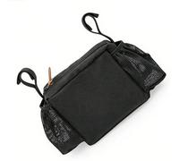 Bewinner Dog Stroller Caddy Organizer Large Capacity Multifunctional Hanging Bag for Hiking Camping, Pet Stroller Storage with Water Bottle Holder, Phone Pocket, Scratch Proof and (Black)