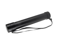 Bewinner Drawing Storage Tube Black Extra-Thick Telescopic Collection Painting Tube 51.5-86.5cm Adjustable Poster for Blueprints Maps Artwork Round Cover
