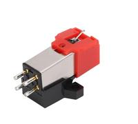 Bewinner Dual Magnet Moving Turntable Replacement Parts AT91R, 20-20000Hz Frequency Range, 3.5mV Output Voltage, 18dB Channel Separation, 1.5-2.5g Tracking Force Phono with