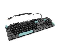 Bewinner Elderly Keyboard, Large Print USB Lighted Wired Keyboard with Backlit, Fast Response, Spill Resistant Design, Stable Support Bracket, Two Color Design For IOS (Star Night Black)