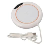 Bewinner Electric Coffee Warmer with Timer, 3 Temperature Settings & USB Power, Auto Shut-Off Cup Heater for Home Office, Portable Wax Melting Base